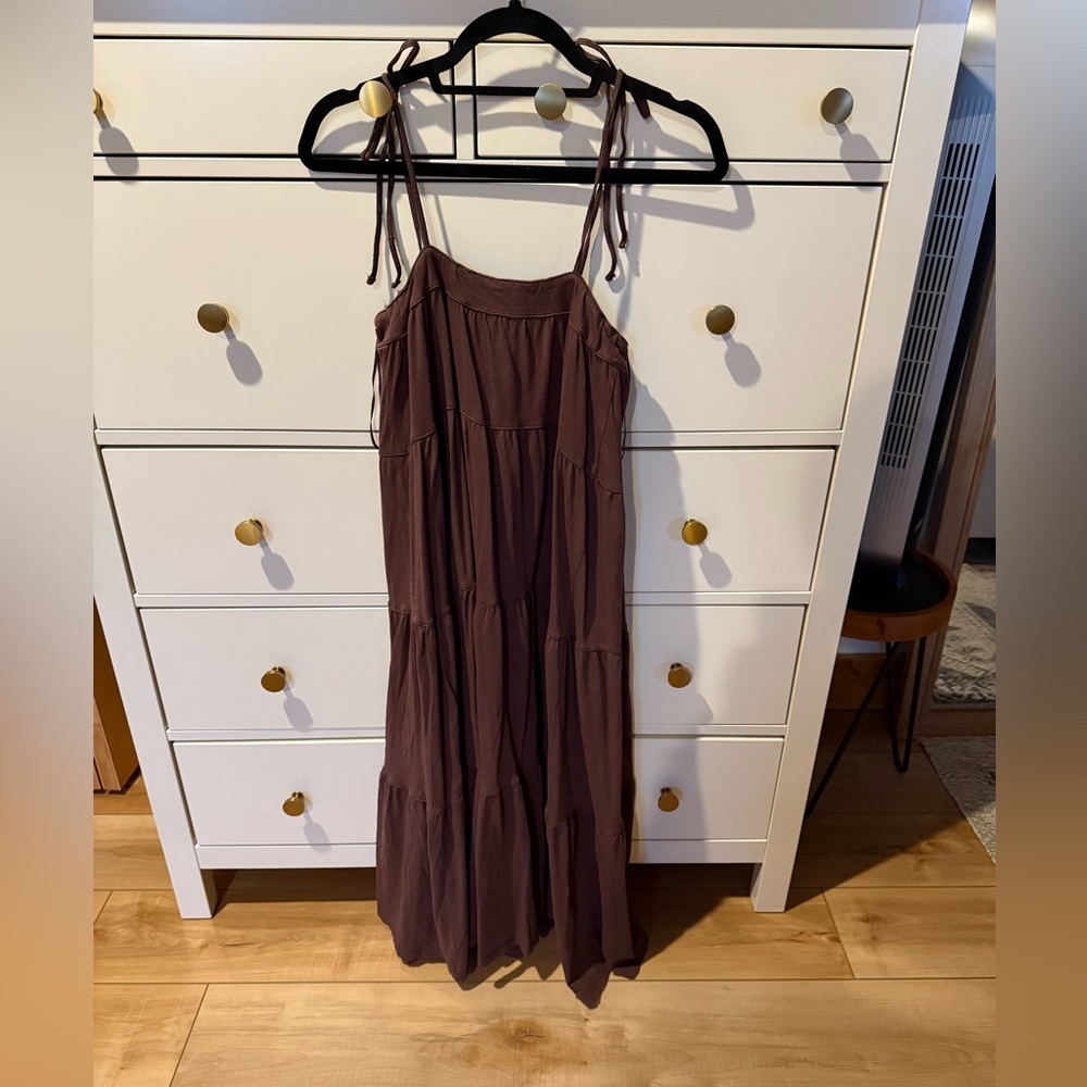 Chocolate Brown Maxi Dress